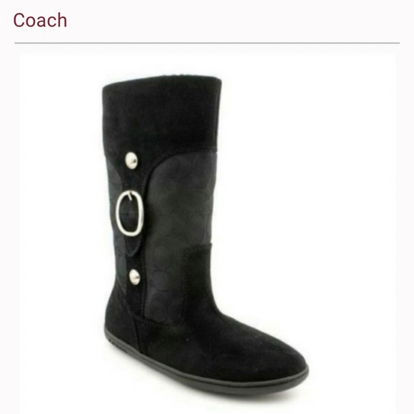 Coach Meyer suede winter boots❤️💕